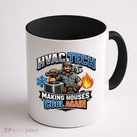 HVAC Tech Making Houses Cool Again  Coffee Mug thumb 1