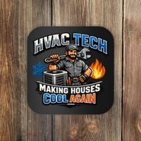 HVAC Tech Making Houses Cool Again  Coaster thumb 0