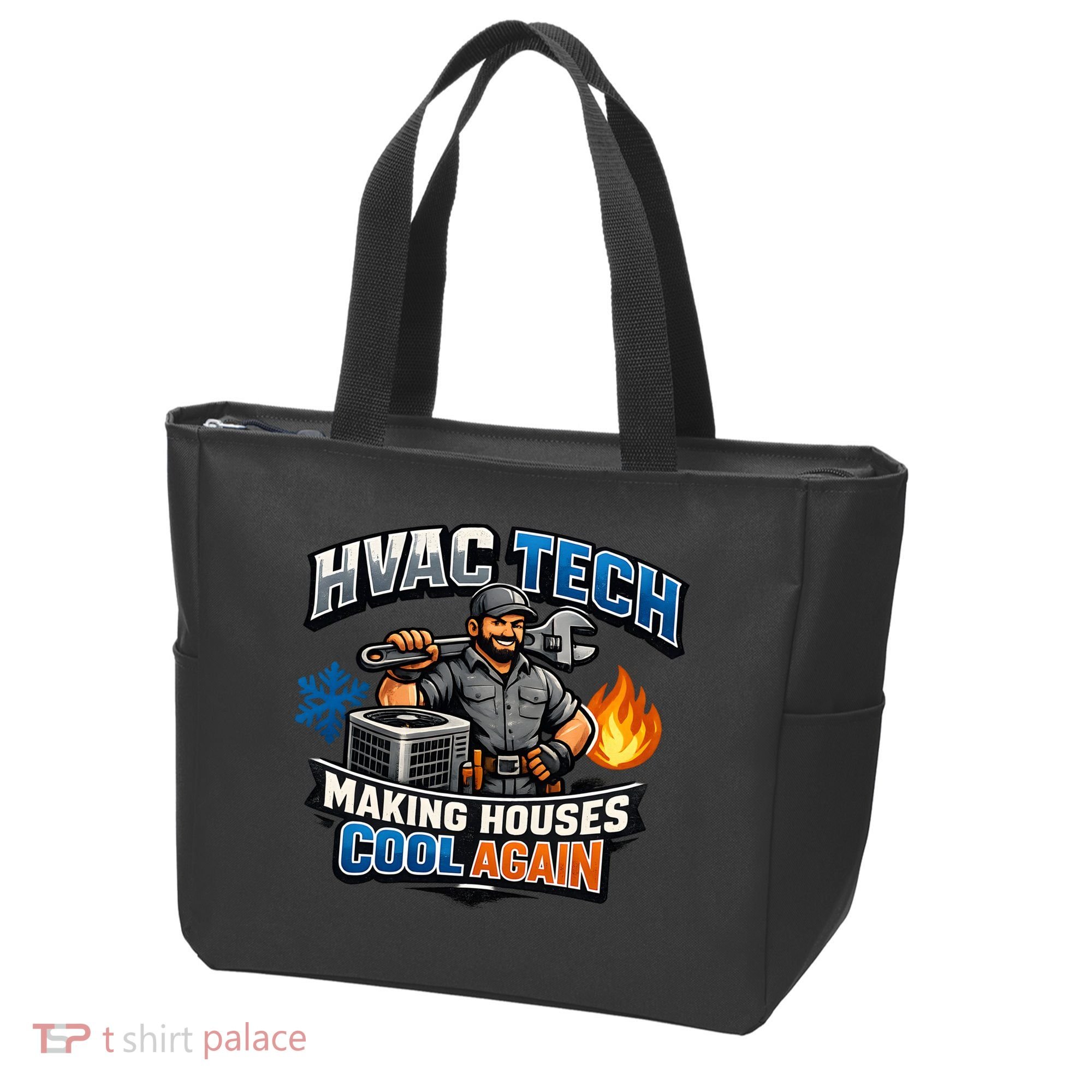 HVAC Tech Making Houses Cool Again  Tote Bag