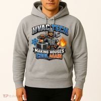 HVAC Tech Making Houses Cool Again  Hoodie thumb 2