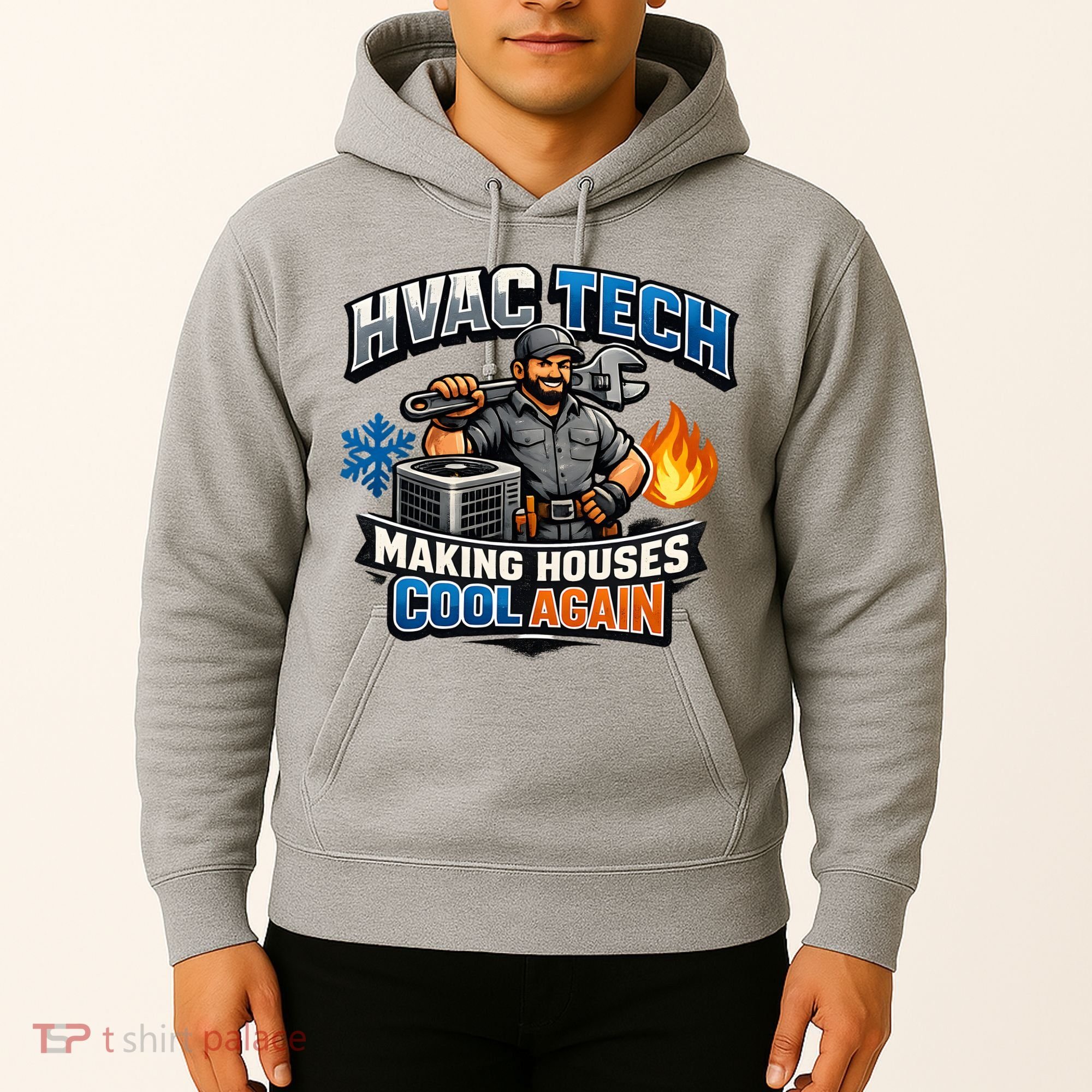 HVAC Tech Making Houses Cool Again  Hoodie