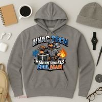 HVAC Tech Making Houses Cool Again  Hoodie thumb 3
