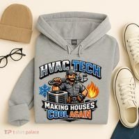 HVAC Tech Making Houses Cool Again  Hoodie thumb 4