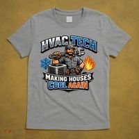 HVAC Tech Making Houses Cool Again  T-Shirt thumb 5