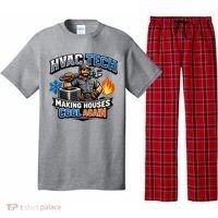HVAC Tech Making Houses Cool Again  Pajama Set thumb 0