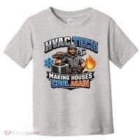 HVAC Tech Making Houses Cool Again  Toddler T-Shirt thumb 0