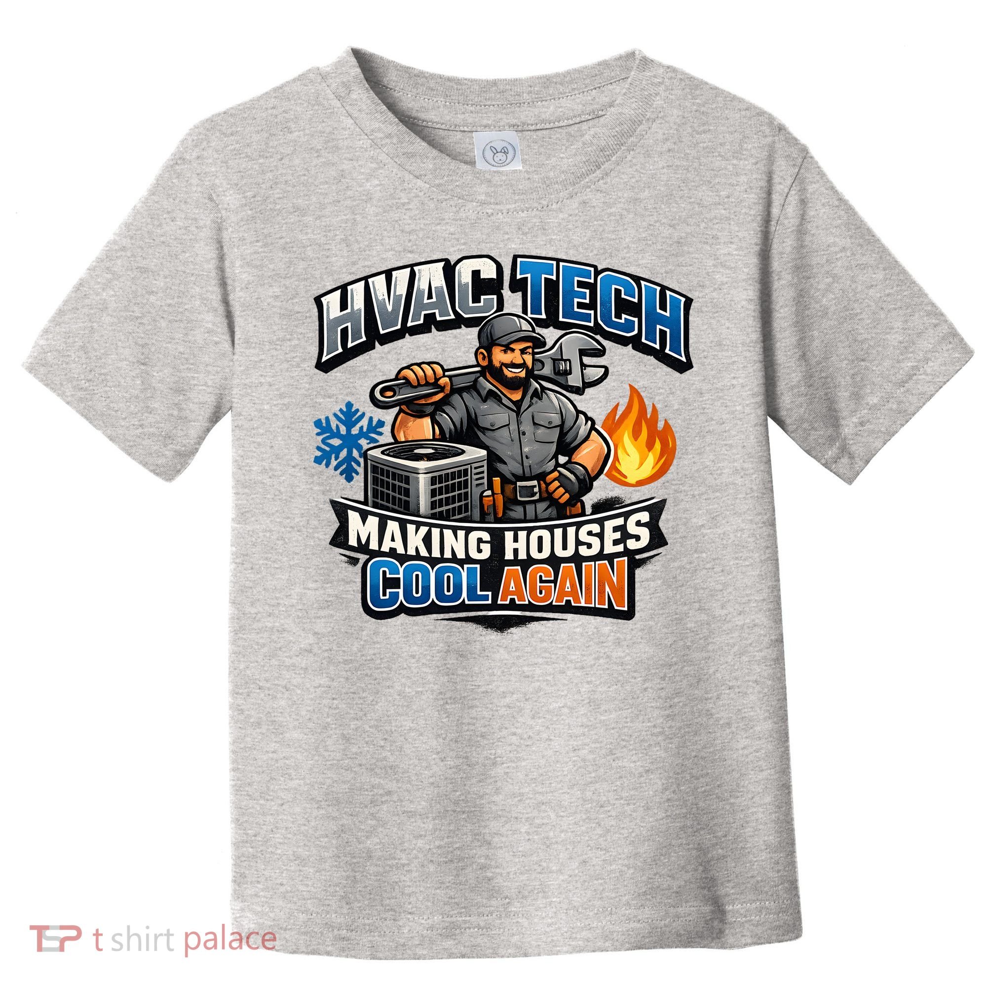 HVAC Tech Making Houses Cool Again  Toddler T-Shirt