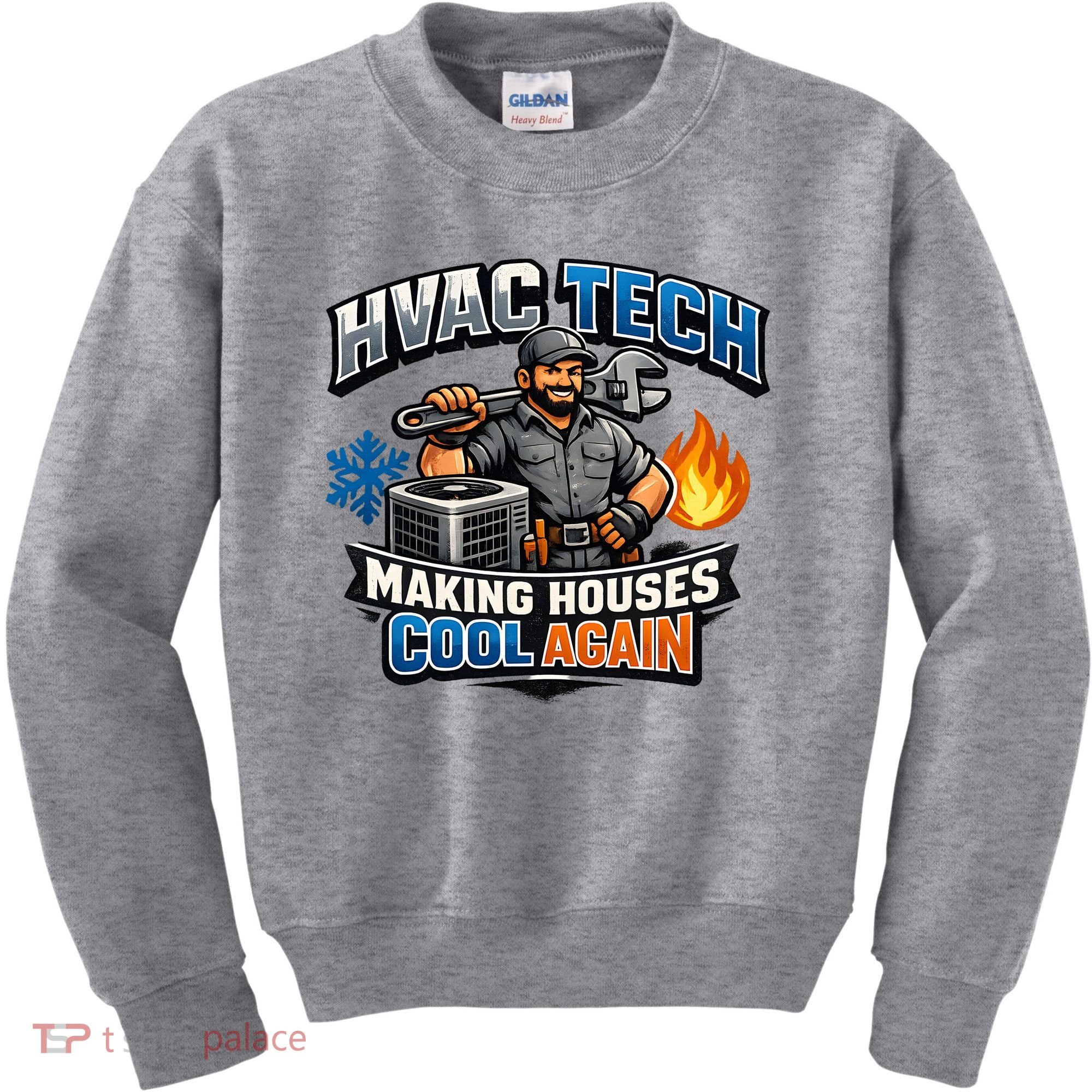 HVAC Tech Making Houses Cool Again  Kids Sweatshirt
