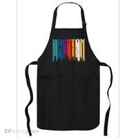 Houston Texas Map Skyline Gift Texas Home State Souvenir Apron thumb 0