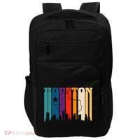 Houston Texas Map Skyline Gift Texas Home State Souvenir Impact Tech Backpack thumb 0
