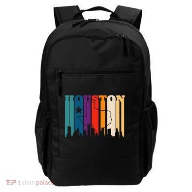 Houston Texas Map Skyline Gift Texas Home State Souvenir Backpack