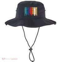 Houston Texas Map Skyline Gift Texas Home State Souvenir Bucket Hat thumb 0
