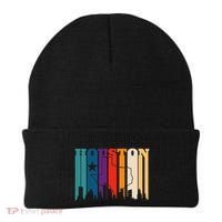 Houston Texas Map Skyline Gift Texas Home State Souvenir Beanie thumb 0