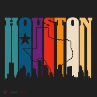 Houston Texas Map Skyline Gift Texas Home State Souvenir Beanie thumb 2