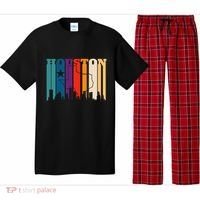 Houston Texas Map Skyline Gift Texas Home State Souvenir Pajama Set thumb 0