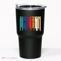 Houston Texas Map Skyline Gift Texas Home State Souvenir Tumbler thumb 0