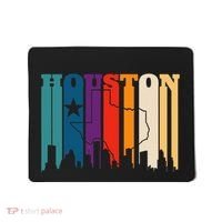 Houston Texas Map Skyline Gift Texas Home State Souvenir Mousepad thumb 0