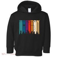 Houston Texas Map Skyline Gift Texas Home State Souvenir Toddler Hoodie thumb 0