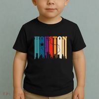Houston Texas Map Skyline Gift Texas Home State Souvenir Toddler T-Shirt thumb 2
