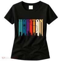 Houston Texas Map Skyline Gift Texas Home State Souvenir Women's T-Shirt thumb 0