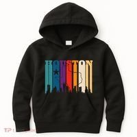 Houston Texas Map Skyline Gift Texas Home State Souvenir Kids Hoodie thumb 0