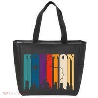 Houston Texas Map Skyline Gift Texas Home State Souvenir Tote Bag thumb 0