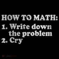 How To Math Write Down The Problem And Cry Ornament thumb 1
