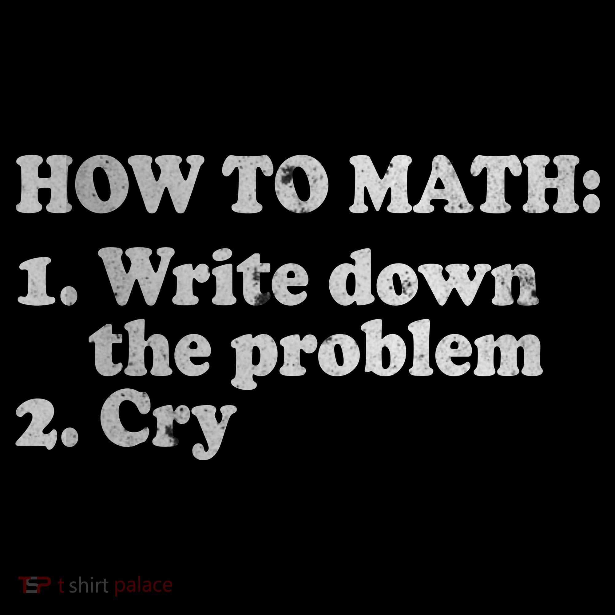 How To Math Write Down The Problem And Cry Ornament