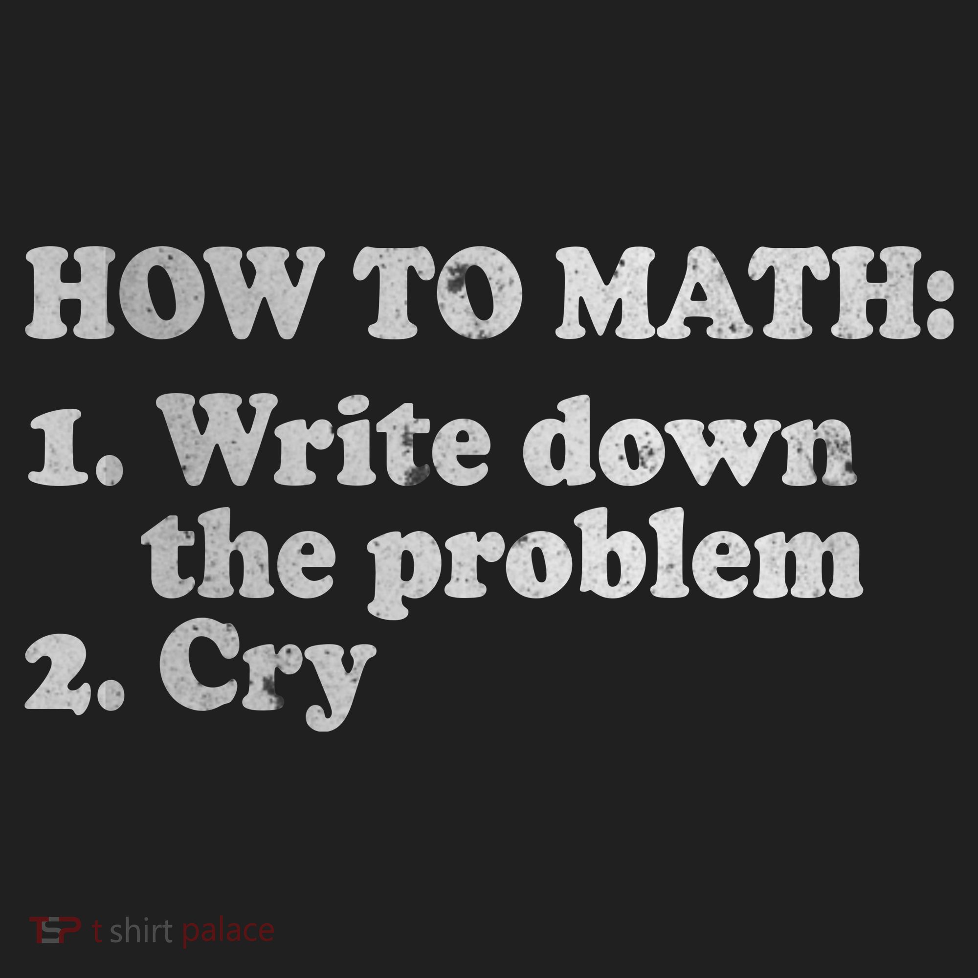 How To Math Write Down The Problem And Cry Golf Towel