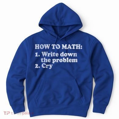 How To Math Write Down The Problem And Cry Hoodie