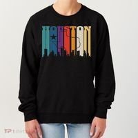 Houston Texas Map Skyline Gift Texas Home State Souvenir Women's Sweatshirt thumb 0
