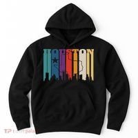 Houston Texas Map Skyline Gift Texas Home State Souvenir Hoodie thumb 0