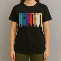 Houston Texas Map Skyline Gift Texas Home State Souvenir T-Shirt thumb 4