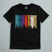 Houston Texas Map Skyline Gift Texas Home State Souvenir T-Shirt thumb 5