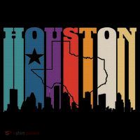 Houston Texas Map Skyline Gift Texas Home State Souvenir Coaster thumb 2