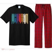 Houston Texas Map Skyline Gift Texas Home State Souvenir Pajama Set thumb 0
