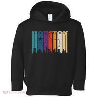 Houston Texas Map Skyline Gift Texas Home State Souvenir Toddler Hoodie thumb 0