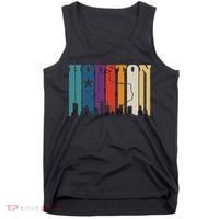 Houston Texas Map Skyline Gift Texas Home State Souvenir Tank Top thumb 0