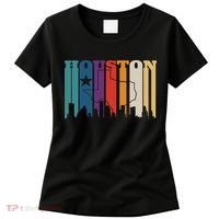 Houston Texas Map Skyline Gift Texas Home State Souvenir Women's T-Shirt thumb 0