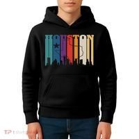Houston Texas Map Skyline Gift Texas Home State Souvenir Kids Hoodie thumb 4