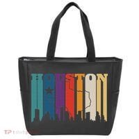 Houston Texas Map Skyline Gift Texas Home State Souvenir Tote Bag thumb 0