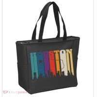 Houston Texas Map Skyline Gift Texas Home State Souvenir Tote Bag thumb 2