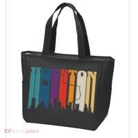 Houston Texas Map Skyline Gift Texas Home State Souvenir Tote Bag thumb 3