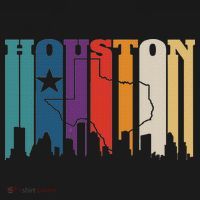 Houston Texas Map Skyline Gift Texas Home State Souvenir Tote Bag thumb 4