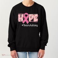 Hope Team Name Custom Breast Cancer Awareness Women's Sweatshirt thumb 0