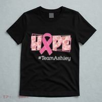 Hope Team Name Custom Breast Cancer Awareness T-Shirt thumb 5