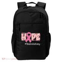 Hope Team Name Custom Breast Cancer Awareness Backpack thumb 0