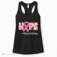 Hope Team Name Custom Breast Cancer Awareness Women's Tank Top thumb 0