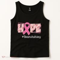 Hope Team Name Custom Breast Cancer Awareness Tank Top thumb 2