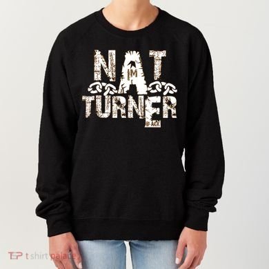 Historically Tee Nat Turner Cute Gift Blue Small Women's Sweatshirt